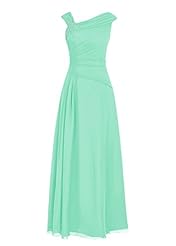 Pleated Beaded Chiffon Evening Dress/Bridesmaid Dress/Mother-of-the-Bride Dress/Prom Dress/Party Dress 