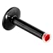 14 Gauge Black Titanium Bioplast Red Gem Monroe 5/16 Inches