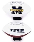 Michigan Wolverines Full Size Embroidered Football