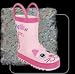 Women's Pink Kitty Rain Boots
