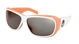 DRAGON PINUP WHITE OPAQUE PEACH SPLIT FRAME GRAY LENS SUNGLASSES SHADES by VON ZIPPER