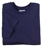 NEW JERZEES - Youth 50/50 Cotton/Poly T-Shirt True Navy-L