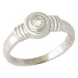 Bezel Set Diamond Solitaire Ring