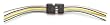 Grote 82-1030 Trailer Connectors 16 Gauge, Flat Head, Male and Female, 4 Conductor, Color Whi, Yel, Brn, Grn