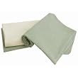 Tadpoles Organics Set of 3 Flannel Receiving Blankets, Sage