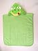 Baby : Mullins Square Lime Terry Frog Beach/Bath Cover-Ups