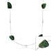 Sterling Silver Genuine Turquoise Stone Chain Necklace