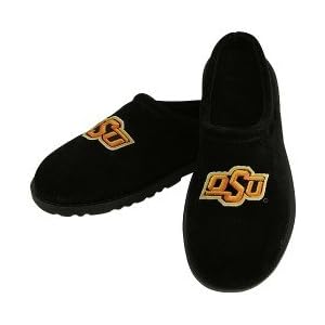 Oklahoma State Cowboys Black Hushpuppy Clog Slippers by MY COLLEGE FOOTWEAR