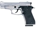 9mm M85 Military Blank Firing Starter Pistol - Silver