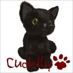 Drops of stuffed black <Cuddly> Cuddly kittens (Dorops Kuro) yellow eye (japan import)