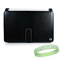 Leather Carrying Case Designed for 8.9 Inch Screen + Live*Laugh*Love Wrist Band!!!