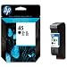 HP 51645GE Tintenpatrone Nr. 45 schwarz (415 Seiten)