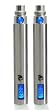 Arslan 1X, XXL 1100 mAh Akku Universell-Passend f�r eGo-T,eGo-W,eGo-C Elektronische zigarette mit LCD Anzeige (Stainless Steel) Option Farbe: Schwarz, wei�, pink,Silber von Arslan
