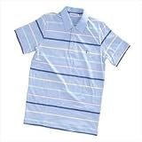 YSL Stripe Polo Sky X-Large