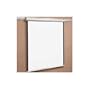 Tactics Plus Retractable Projection Screen Size: 60" H x 60" W, Mounting Style: Wall Mounting