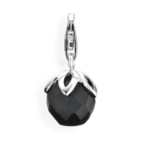 Heartbreaker Damen-Charm Glasperle schwarz 925 Sterlingsilber  HB 214 Preisvergleich