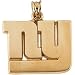 21.50X20.00 Mm 14K Yellow Gold New York Giants Pendant