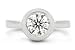 0.50 Ct 14k Round G VS Solitaire Diamond Engagement Ring