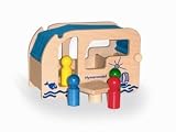 NIC Wooden Toys - Creamobil Camper Caravan