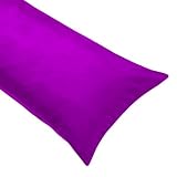 Microsuede Body Pillow Cover, Purple