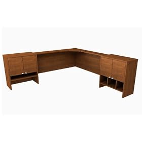Corner Hutch in Tuscany Brown - Elite - Bestar Office Furniture - 68500-63