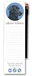 Wellspring Magnetic Refrigerator Note Pad with Pencil, Dog Breeds, Black Lab