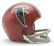 Atlanta Falcons 1966-69 2-Bar Throwback Replica Mini Helmet - Football Sports Merchandise