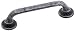 Amerock BP4483-WID Ambrosia Euro Stone SQ 3-3/4-Inch Pull, Wrought Iron Dark