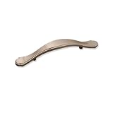 5-1/4' Overall Length Zinc Footed Cabinet Pull. Holes are 3'