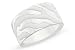 Sterling Silver White Enamel Ring