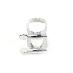 Rico Ligature, Eb Clarinet, Nickel Plated