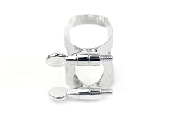 Rico Ligature, Tenor Sax for Metal Link Mouthpieces, Nickel Plated
