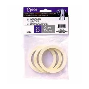 Universal Replacement Gasket for 6 Cup Aluminum Stovetop Espresso Coffee Maker