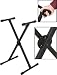 On-Stage Stands Heavy-Duty Single X Ergo Lok Keyboard Stand
