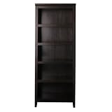 5-Shelf Bookcase - Espresso