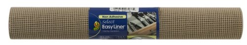 Duck 736415 Non-Adhesive Select Easy Shelf Liner, Taupe, 20-Inch Wide 10-Square-Feet