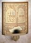 Menorah Porcelain Lithophane Night Light