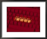 Computer Keyboard with Word Help Highlighted Framed Art Poster Print by Doug Mazell, 22x18