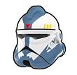 White Wolff Neyo Helmet - LEGO Compatible Minifigure Piece