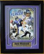 Baltimore Ravens Joe Flacco Unsigned 8x10 Custom Framed - Framed NFL Photos, Plaques and Collages