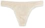 b.tempt'd by Wacoal Women's Luscious Logo Thong #976130,Mother Of Pearl,Medium