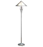 65H Van Erp Silver Mica Floor Lamp