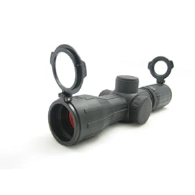 NC Star 4X30E ILL. RED GREEN RUBBER SCOPE RUBY RINGS by 