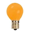 10 Watt S11 Bulb / 130 Volt / Intermediate Base / Ceramic Orange