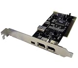 HDE (TM) PCI FireWire IEEE 1394 3 + 1 Port Card + 4/6 Pin Cable
