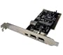 HDE (TM) PCI FireWire IEEE 1394 3 + 1 Port Card + 4/6 Pin Cable