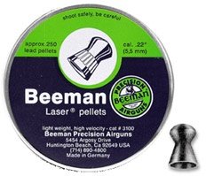 Beeman Laser Light Weight Pellets- .22 cal (250 Count)