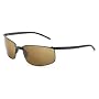 Bolle Rally Sunglasses, Satin Black with TLB Dark Lens