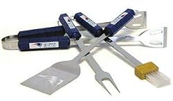 New England Patriots Grill BBQ Utensil Set - Football Sports Merchandise