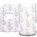 Fits Sanyo SCP 6600 Katana Cell Phone Snap on Protector Faceplate Cover Housing Hard Case - Hot Pink Fox/White
